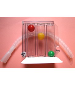 Spirometr ćwiczeniowy trzy kulki
