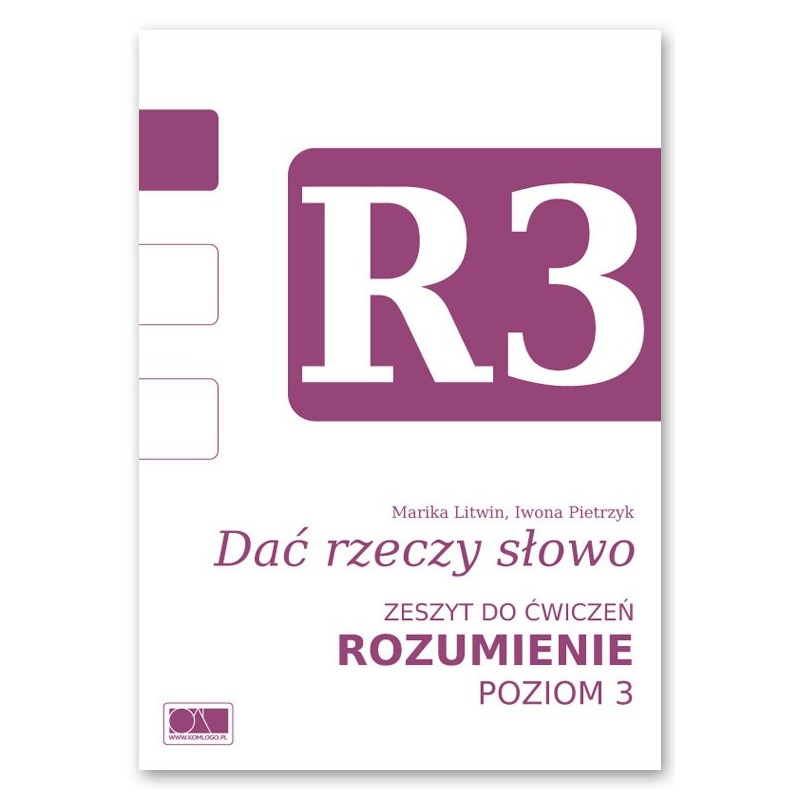 Dać rzeczy słowo. Rozumienie - poziom 3