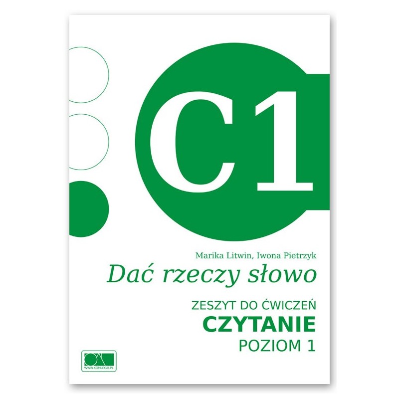 Dać rzeczy słowo. Czytanie (KOM) - poziom 1
