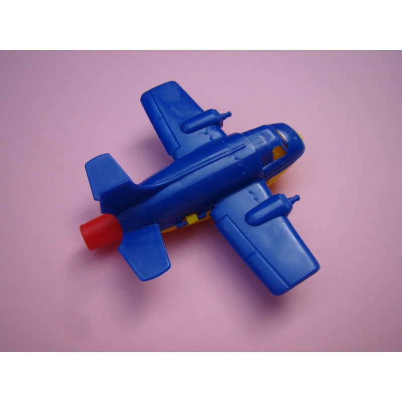 gwizdek logopedyczny od Talk Tools w kształcie samolotu niebieski